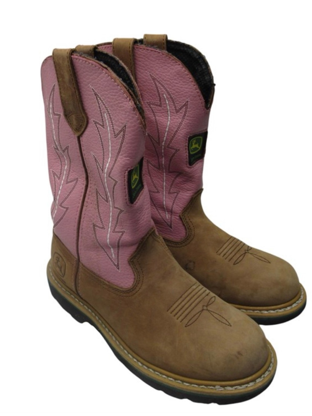 John Deere Western Work Boots, Size: 8.5 (Women)